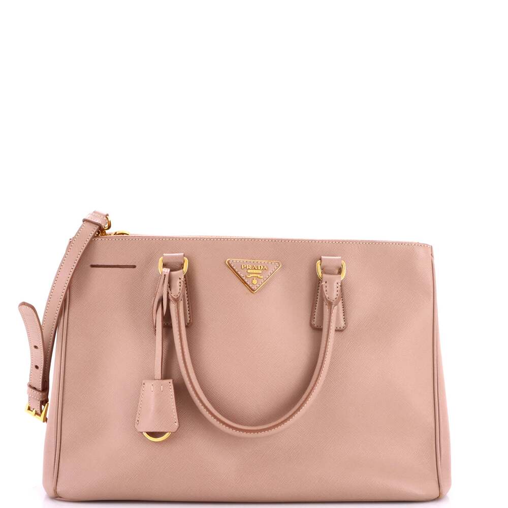 Prada Double Zip Lux Tote Saffiano #331707P12B